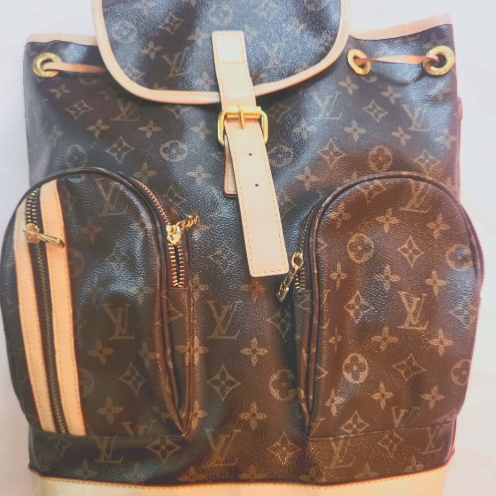 Canvas logo backpack